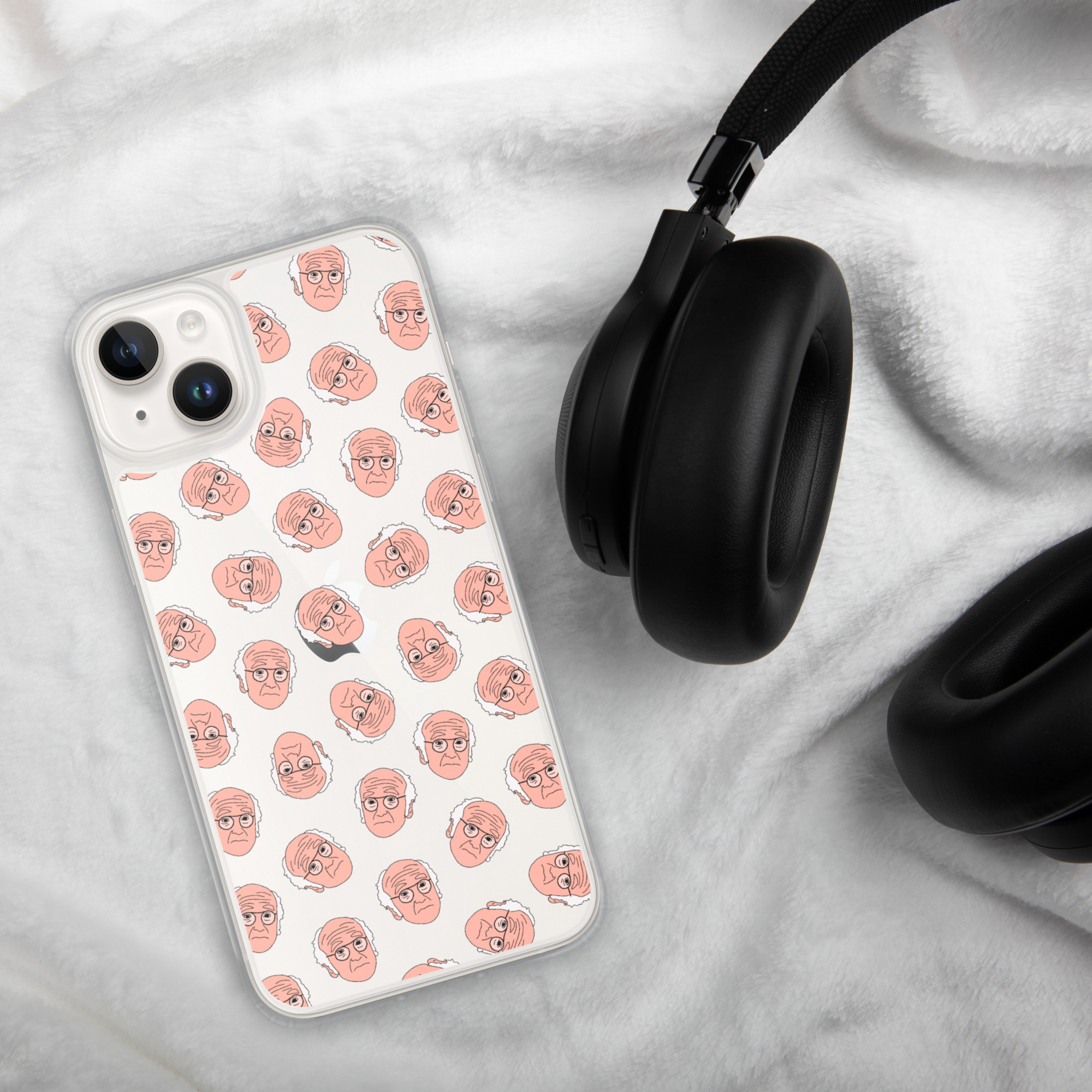 Larry All The Things: Larry David All Over Print iPhone Case - Image 22